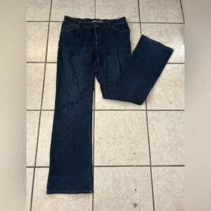 INC International Concepts Dark Blue Straight Leg Jeans